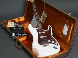 2014 Fender Custom Shop White Lightning Stratocaster Relic HSS Floyd Rose