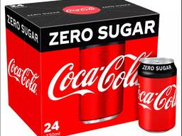 Cocacola Zero sugar 330ml Cans (24 Cans) Fresh CocaCola soft drink can 330ml x 24