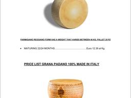 Итальянский сыр Пармезан и Грано Падано, Проволон