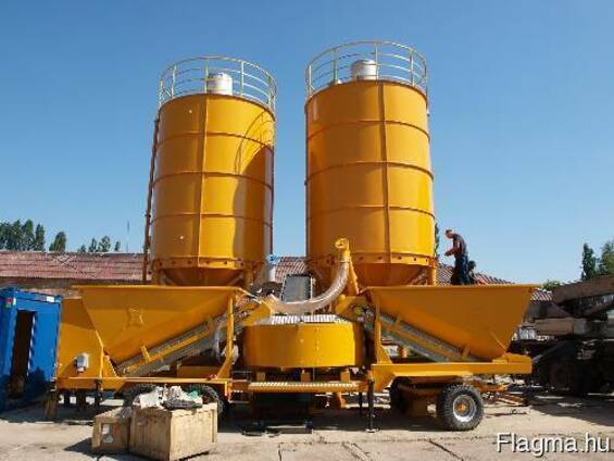 Mobil betonüzem SUMAB M-2200 (50-80 m3/óra) Svédország