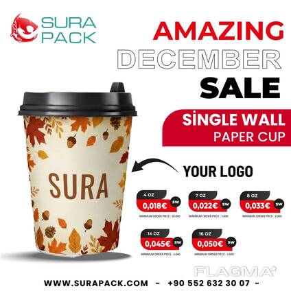 Paper Cups from the Manufacturer with a 35% Discount