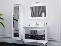 Set, cabinet mirror for home hotels and offices